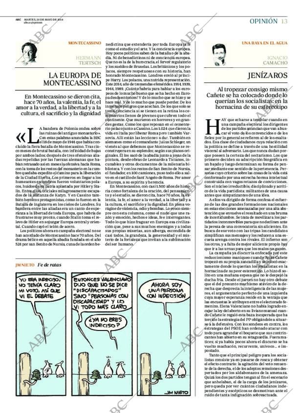 ABC MADRID 20-05-2014 página 13