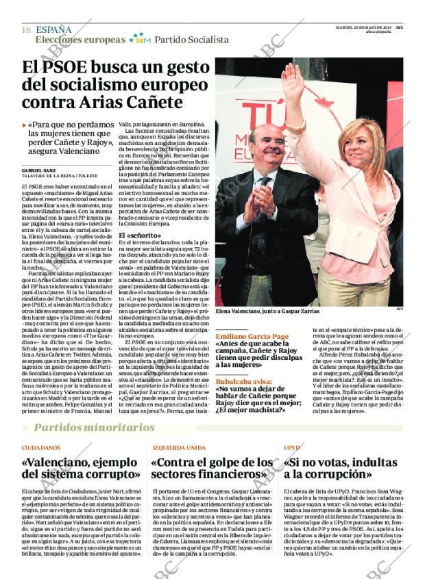 ABC MADRID 20-05-2014 página 18