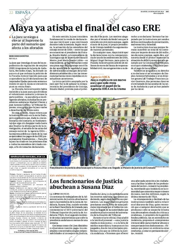 ABC MADRID 20-05-2014 página 22