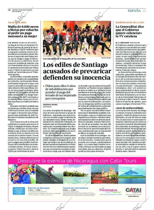ABC MADRID 20-05-2014 página 23