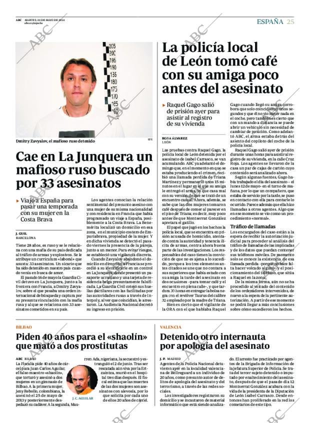 ABC MADRID 20-05-2014 página 25