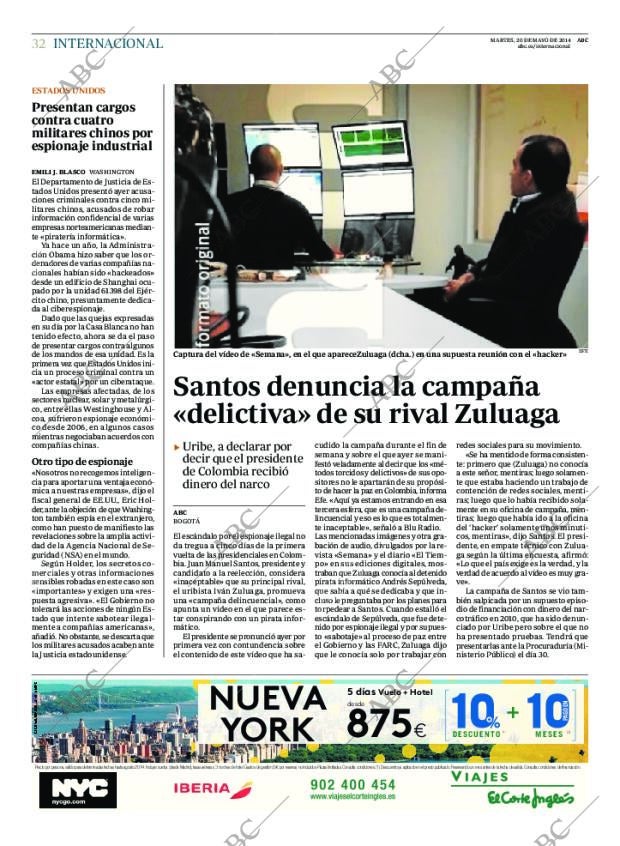ABC MADRID 20-05-2014 página 32