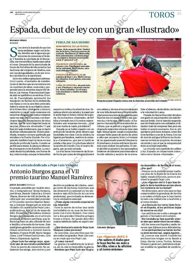 ABC MADRID 20-05-2014 página 49