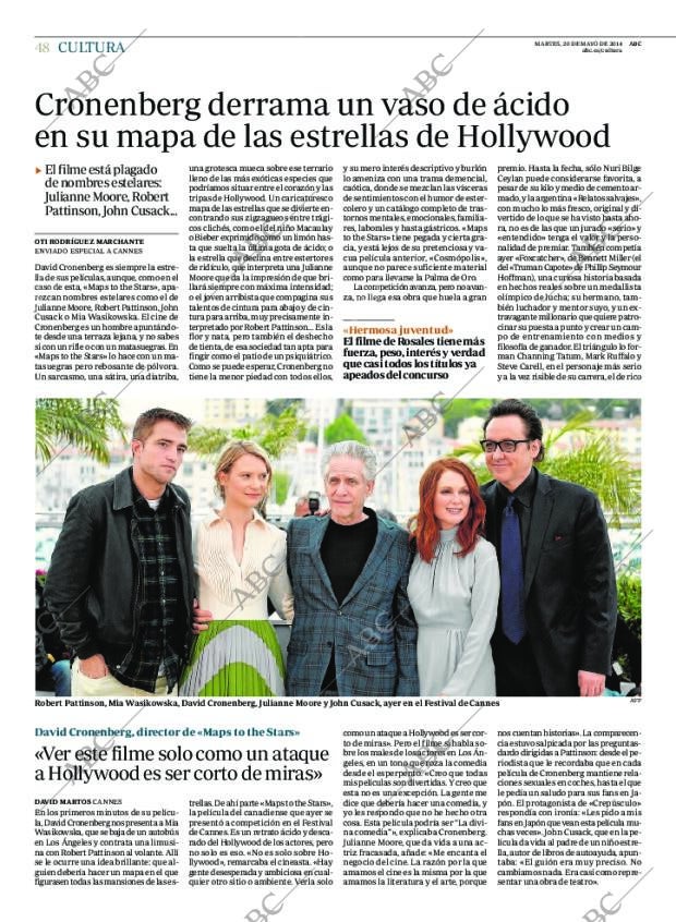 ABC MADRID 20-05-2014 página 52