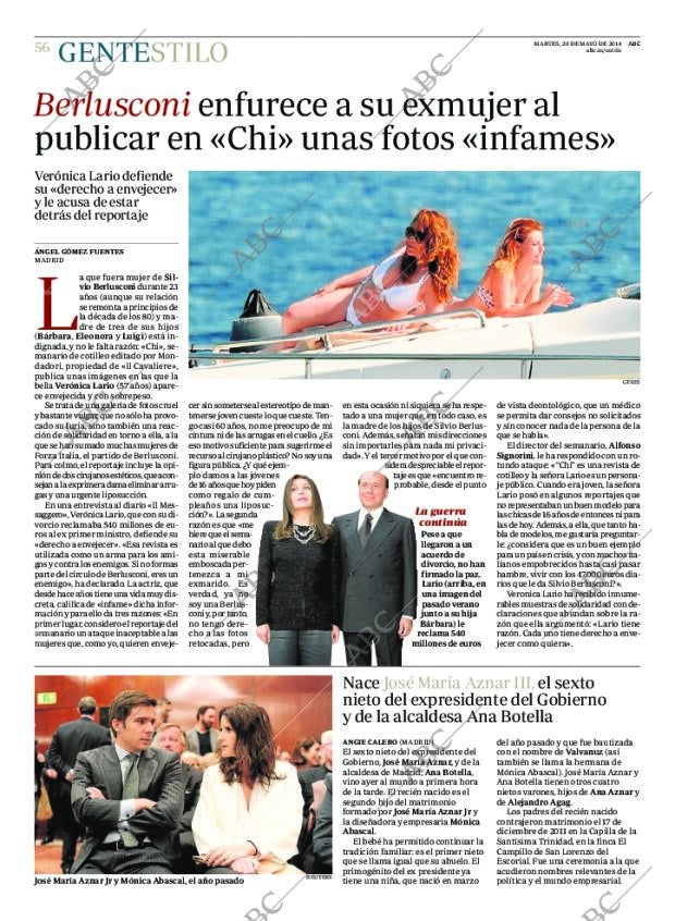 ABC MADRID 20-05-2014 página 60