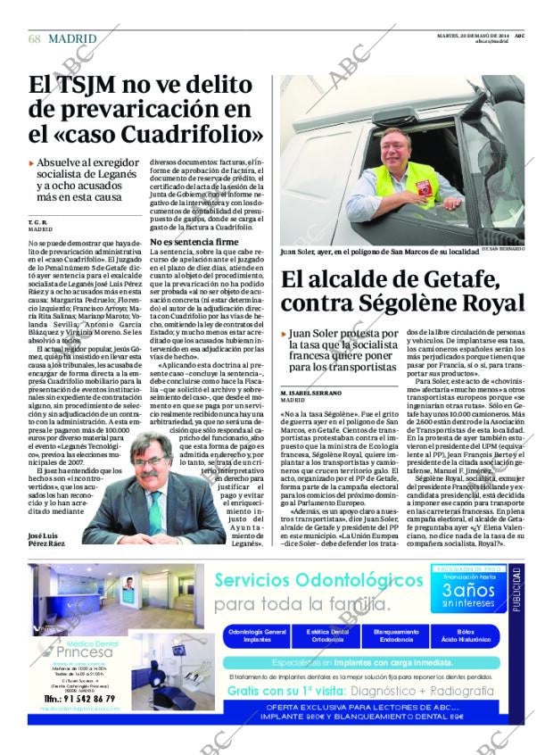 ABC MADRID 20-05-2014 página 72