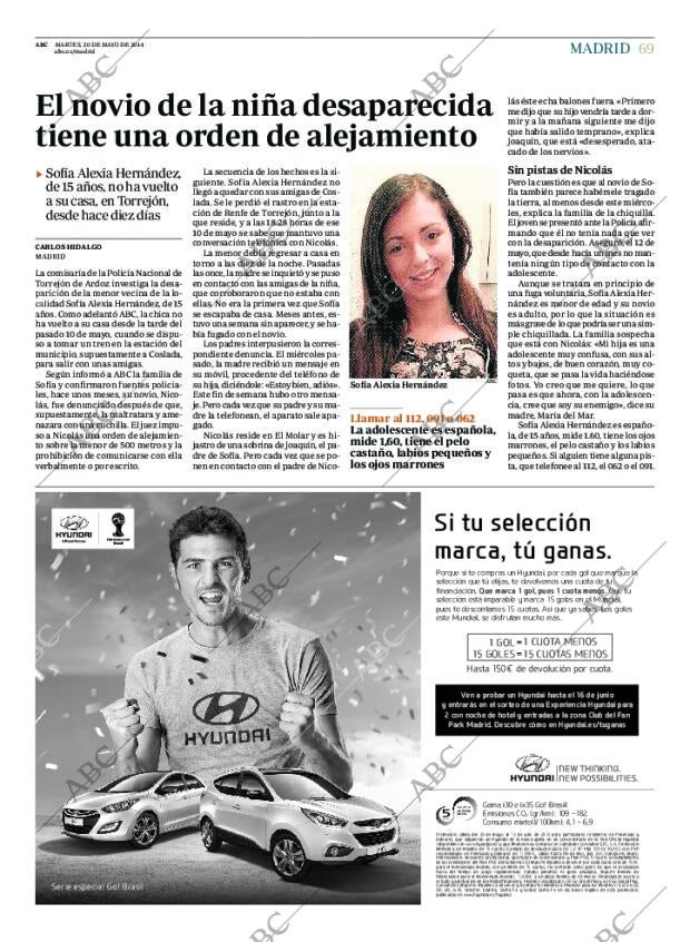 ABC MADRID 20-05-2014 página 73