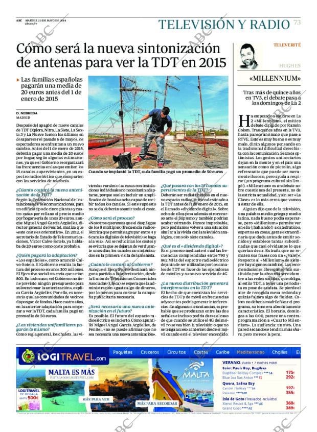 ABC MADRID 20-05-2014 página 77