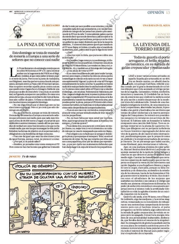 ABC MADRID 21-05-2014 página 13
