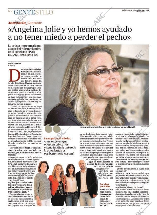 ABC MADRID 21-05-2014 página 66