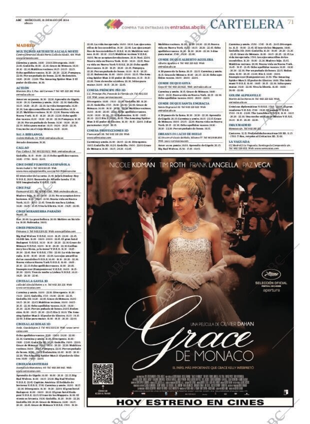 ABC MADRID 21-05-2014 página 71