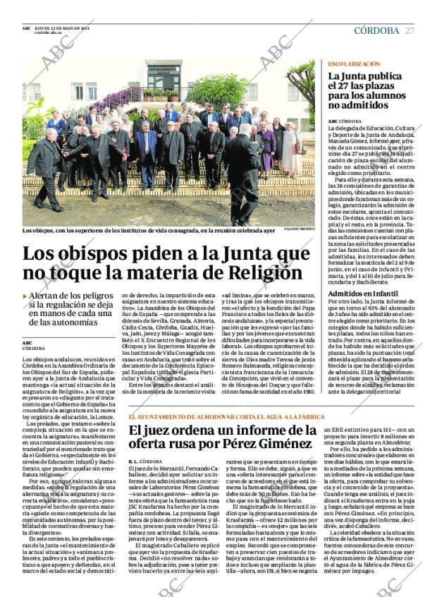 ABC CORDOBA 22-05-2014 página 27