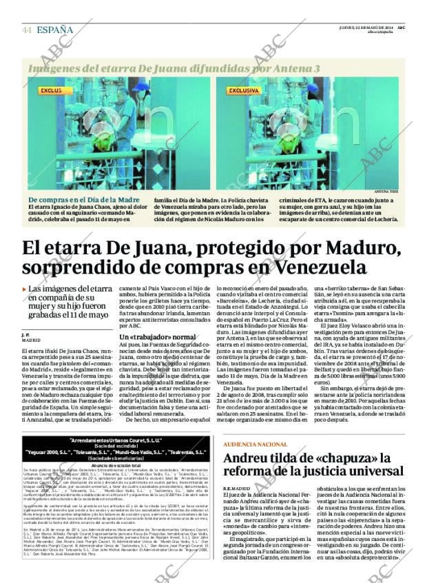 ABC CORDOBA 22-05-2014 página 44