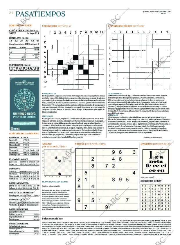 ABC CORDOBA 22-05-2014 página 84