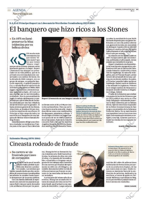 ABC MADRID 23-05-2014 página 88