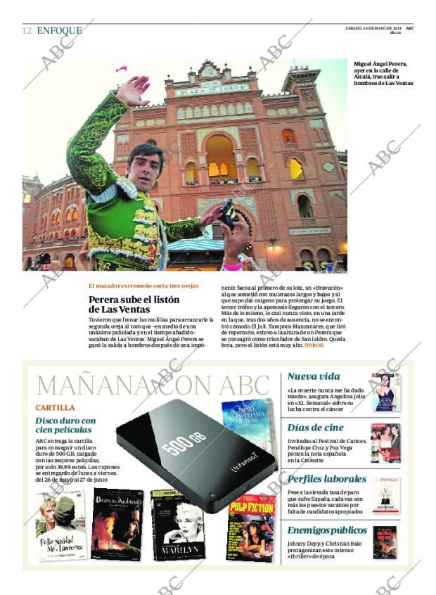 ABC MADRID 24-05-2014 página 12