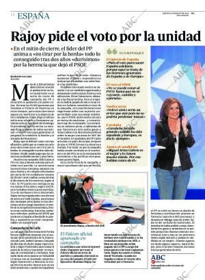 ABC MADRID 24-05-2014 página 18