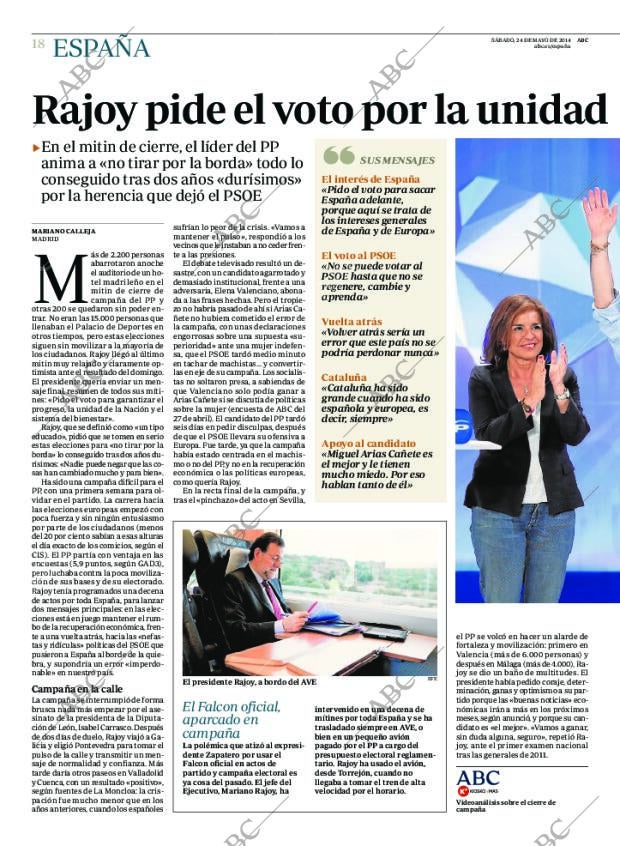 ABC MADRID 24-05-2014 página 18