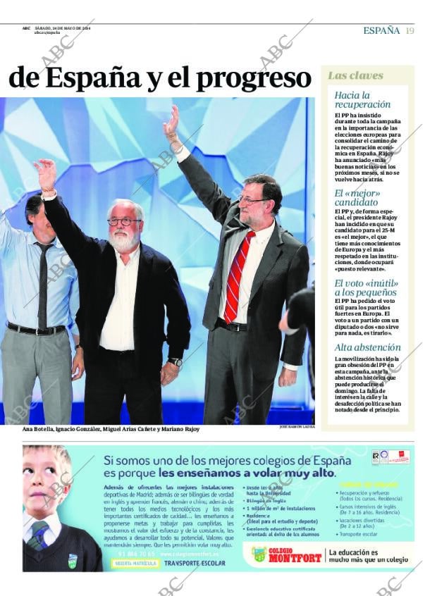 ABC MADRID 24-05-2014 página 19