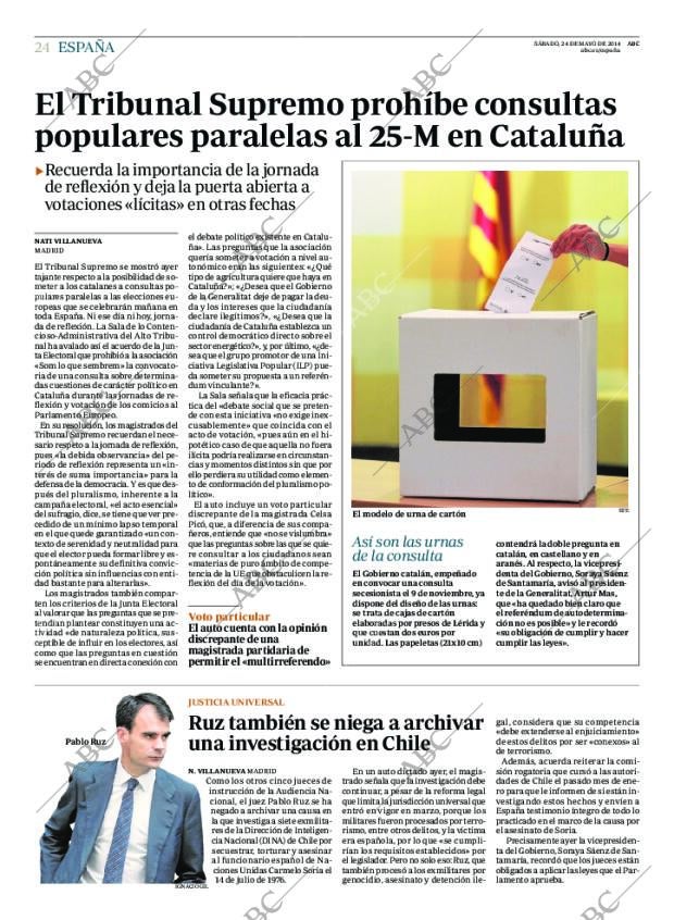 ABC MADRID 24-05-2014 página 24