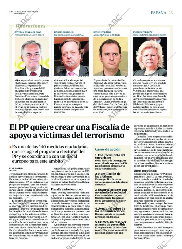 ABC MADRID 24-05-2014 página 25