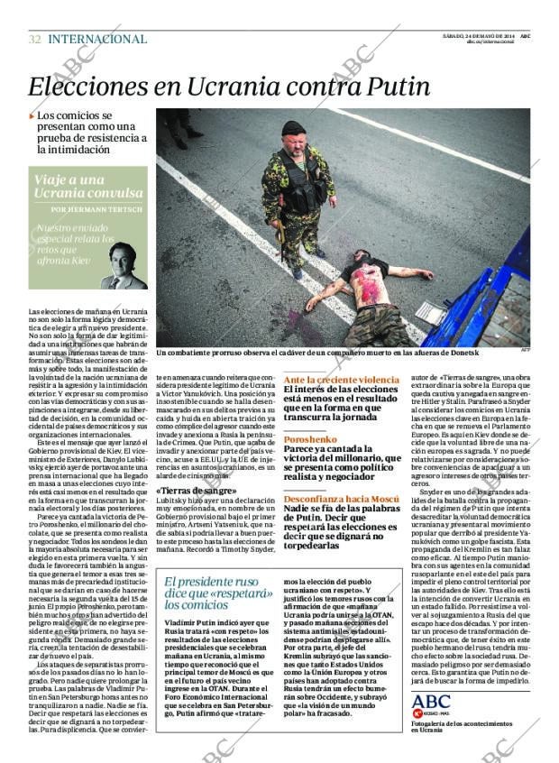 ABC MADRID 24-05-2014 página 32