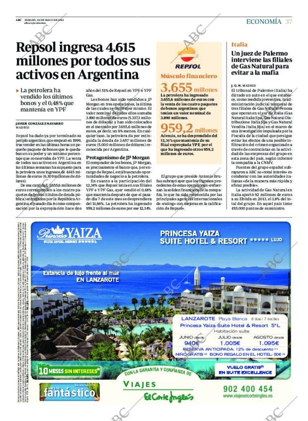 ABC MADRID 24-05-2014 página 37