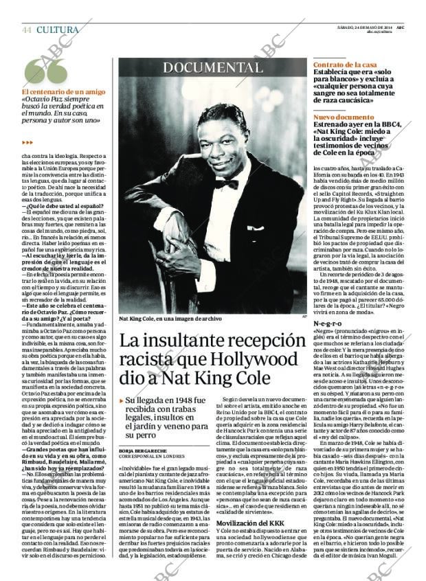 ABC MADRID 24-05-2014 página 44