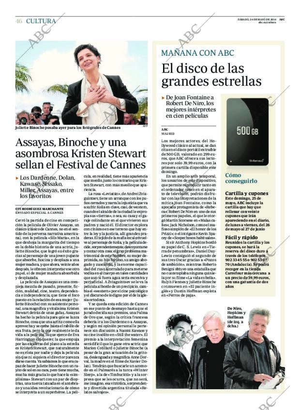 ABC MADRID 24-05-2014 página 46