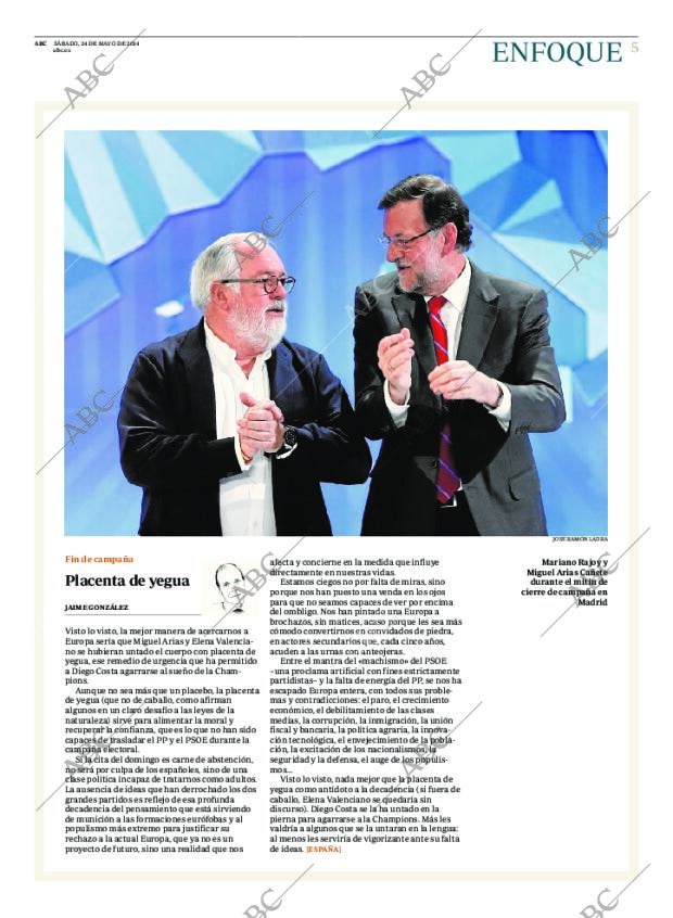 ABC MADRID 24-05-2014 página 5