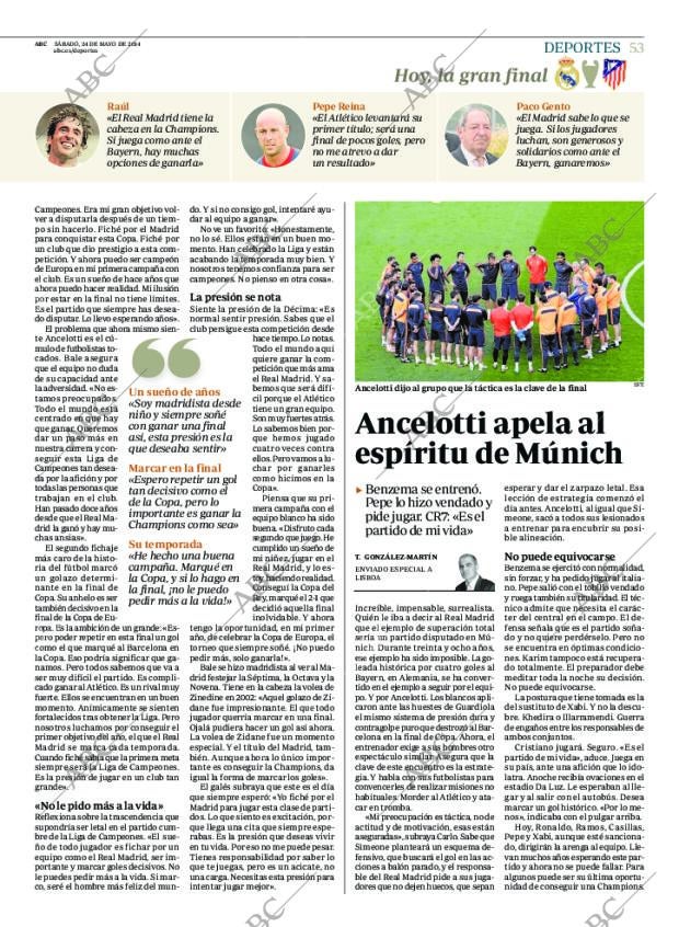 ABC MADRID 24-05-2014 página 53
