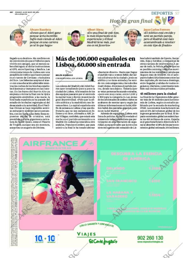 ABC MADRID 24-05-2014 página 57