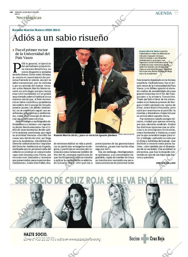 ABC MADRID 24-05-2014 página 77