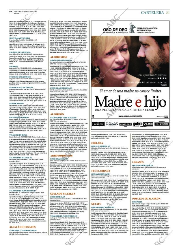 ABC MADRID 24-05-2014 página 81