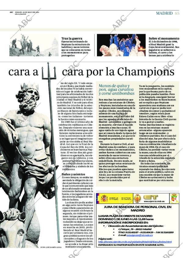 ABC MADRID 24-05-2014 página 85