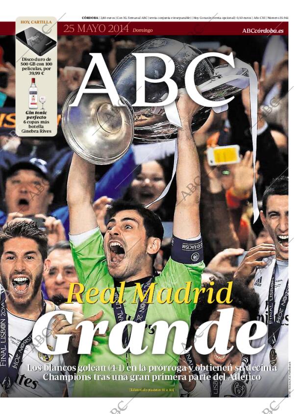 ABC CORDOBA 25-05-2014 página 1