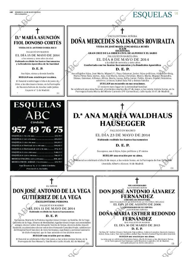 ABC CORDOBA 25-05-2014 página 91