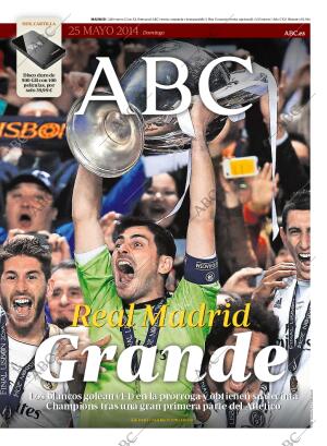 ABC MADRID 25-05-2014 página 1