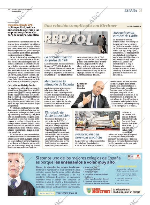 ABC MADRID 25-05-2014 página 33