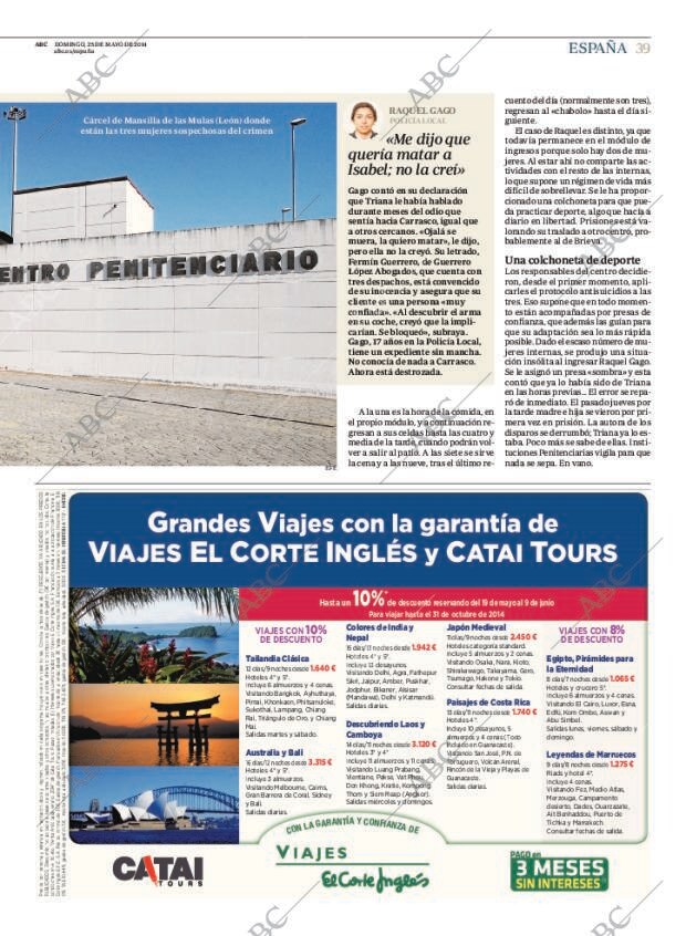 ABC MADRID 25-05-2014 página 39
