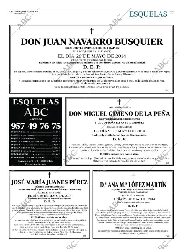 ABC CORDOBA 27-05-2014 página 85