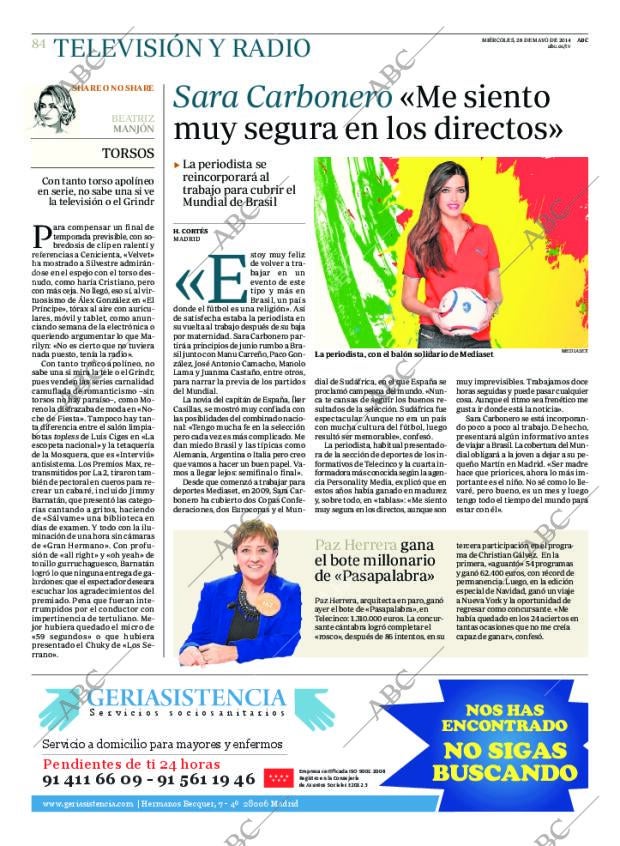 ABC CORDOBA 28-05-2014 página 84