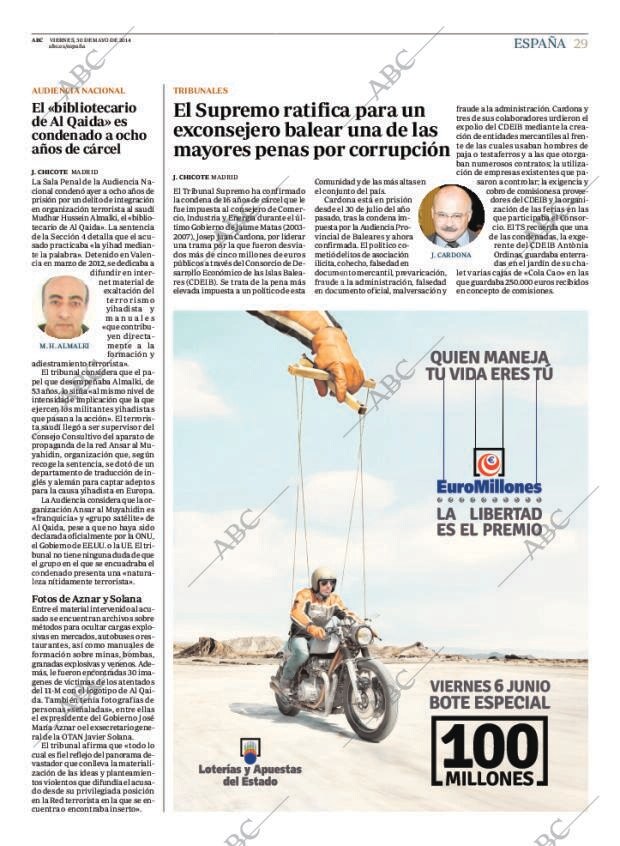 ABC MADRID 30-05-2014 página 29