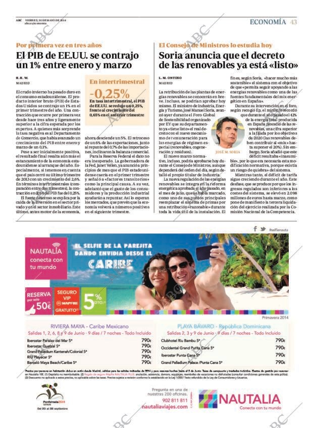 ABC MADRID 30-05-2014 página 43