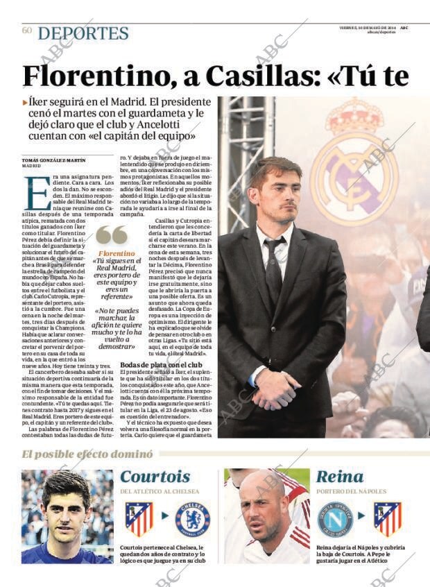 ABC MADRID 30-05-2014 página 60
