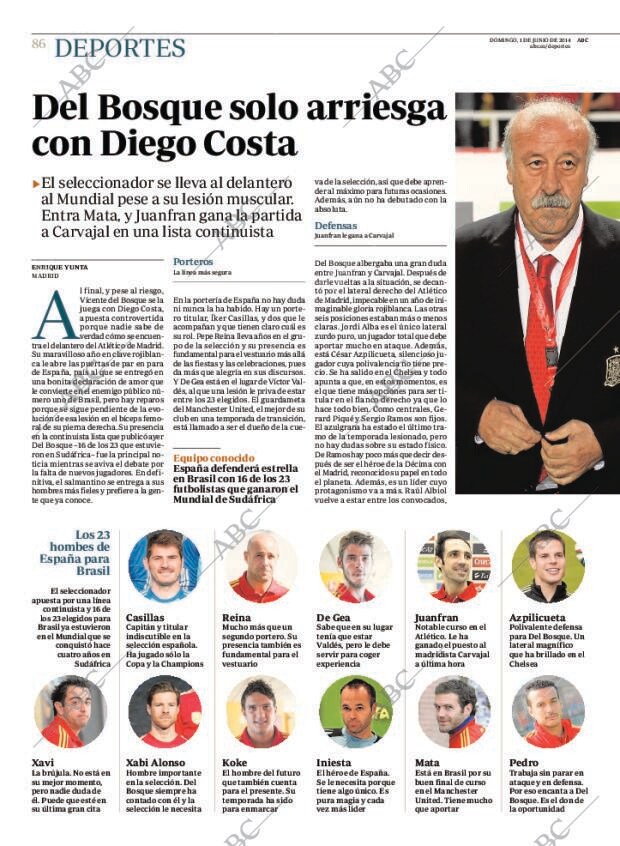 ABC MADRID 01-06-2014 página 90