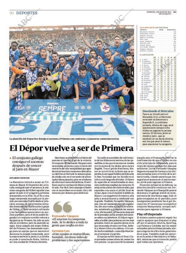 ABC MADRID 01-06-2014 página 94