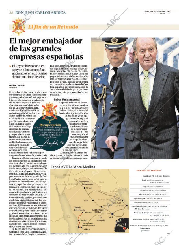 ABC MADRID 02-06-2014 página 38