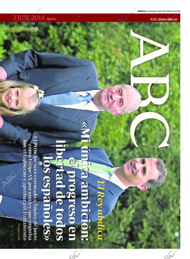 ABC SEVILLA 03-06-2014 página 1