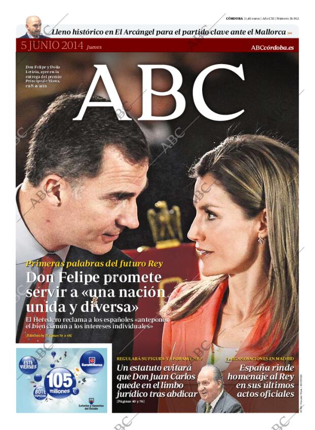 ABC CORDOBA 05-06-2014 página 1